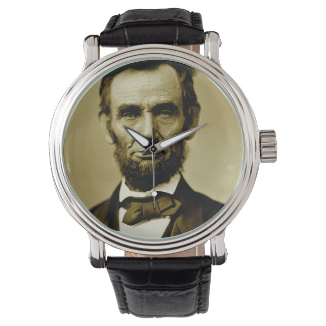 Reloj De Pulsera Abraham Lincoln 16º presidente de los Estados Unid (Anverso)