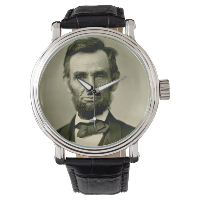 Reloj De Pulsera Abraham Lincoln presidente de estados unidos (Anverso)