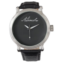 Reloj De Pulsera Abraham Lincoln Signature Watch Wristwatch