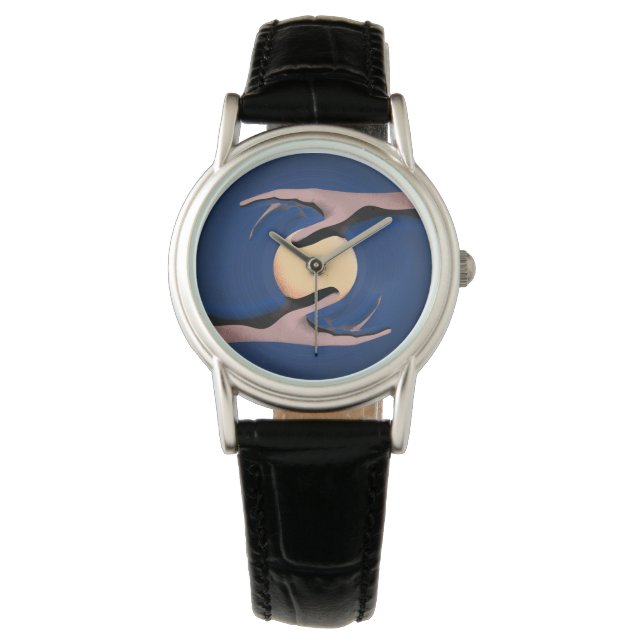 Reloj De Pulsera Abrazo celeste (Anverso)