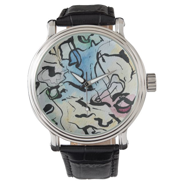 Reloj De Pulsera Abstract Ink (Anverso)