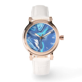 Reloj De Pulsera Abstract Symphony in Blue 2