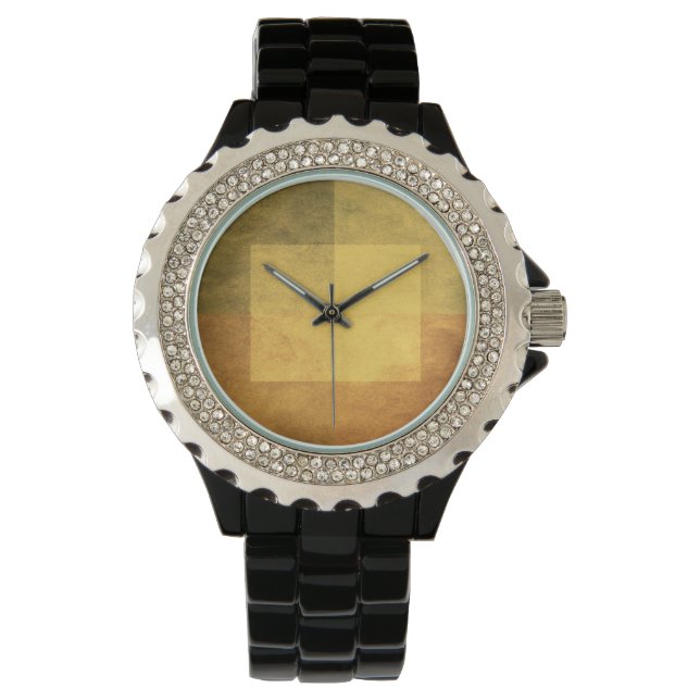 Reloj De Pulsera abstracto gráfico de acuarela gruesa 2 (Anverso)