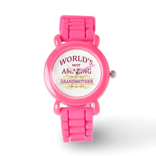 Reloj De Pulsera Abuela asombrosa (Anverso)