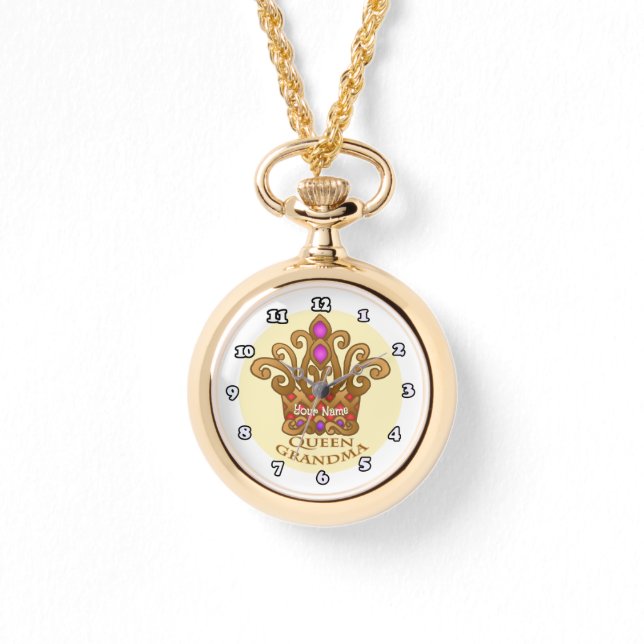 Reloj De Pulsera Abuela Reina (Anverso)