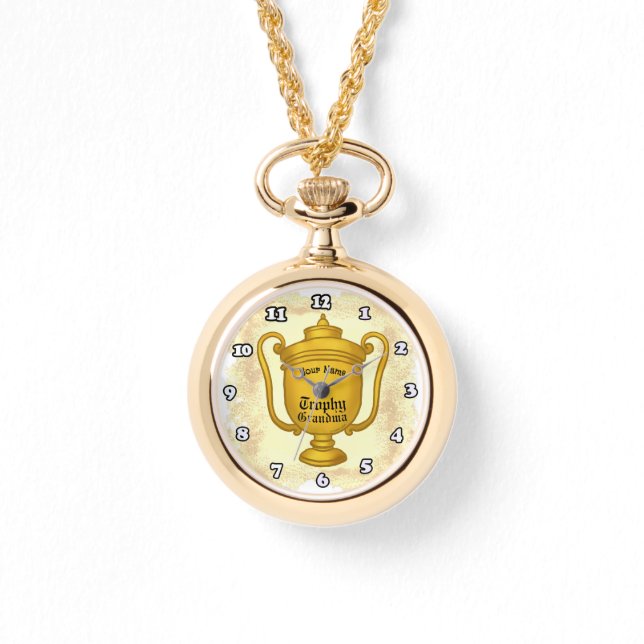 Reloj De Pulsera Abuela Trofeo (Anverso)