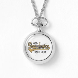 Reloj De Pulsera Abuelita/abuela de Watch Silver Wraparound