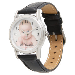 Reloj De Pulsera abuelo de la foto del bebé