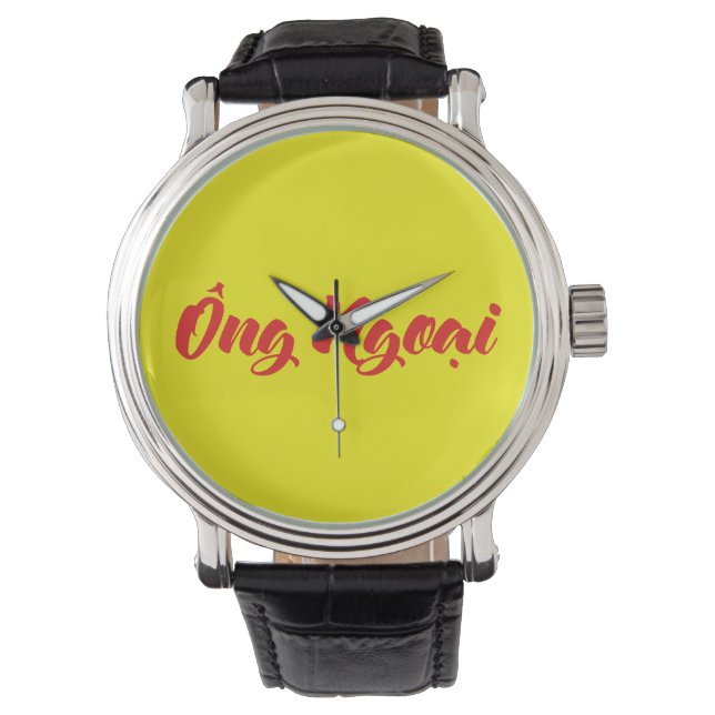 Reloj De Pulsera Abuelo vietnamita (materno) - Ông Ngoach i (Anverso)