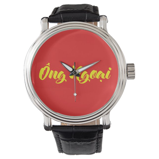 Reloj De Pulsera Abuelo vietnamita (materno) - Ông Ngoach i (Anverso)