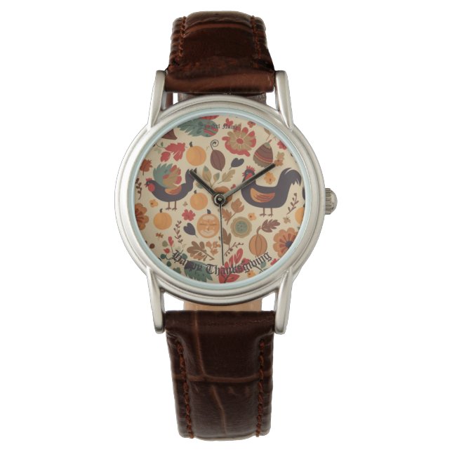 Reloj De Pulsera Abundancia de otoño (Anverso)