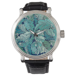 Reloj De Pulsera Acanthus Green, William Morris