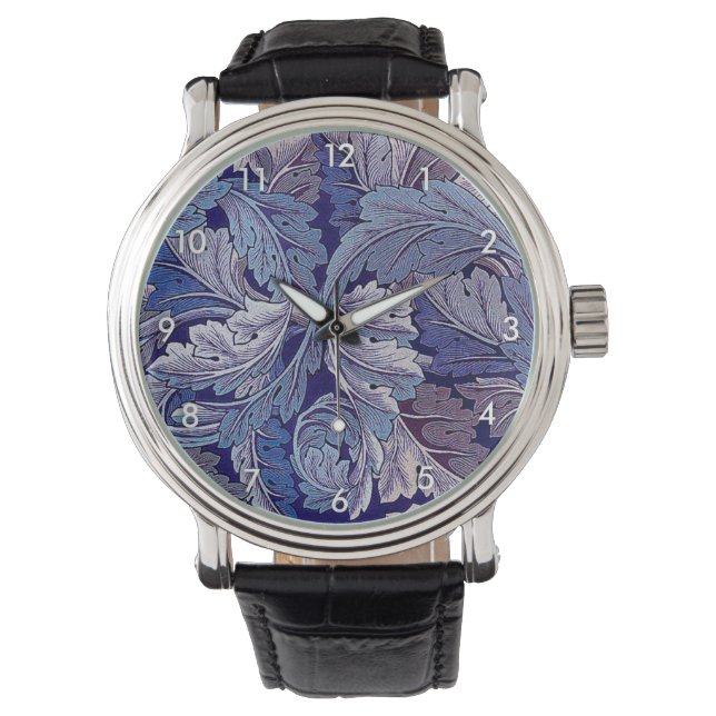 Reloj De Pulsera Acanthus Purple, William Morris (Anverso)