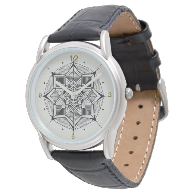 Reloj De Pulsera Accesorios de Murugi TribalUnity Clásico Negro de  (Angular)