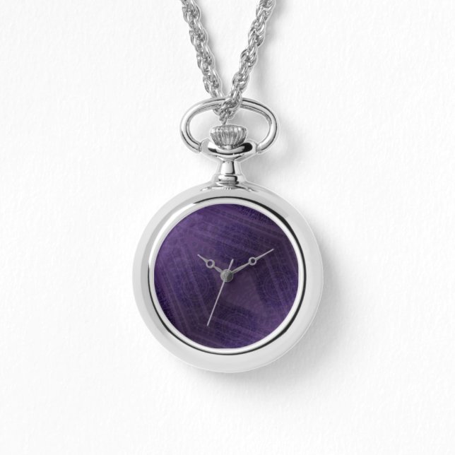 Reloj De Pulsera Aceptación | Medallones de Meditación Violeta (Anverso)