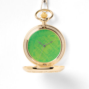 Reloj De Pulsera Aceptación   Patrón de Shibori azul verde amarillo