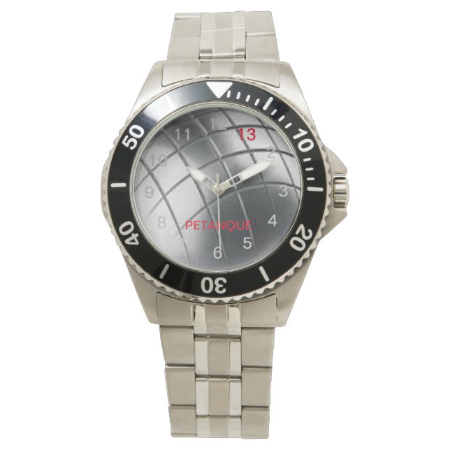 Reloj De Pulsera Acero Petanque Watch (Anverso)