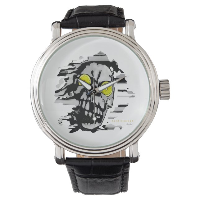 Reloj De Pulsera Acid Skull (Anverso)