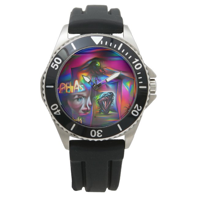 Reloj De Pulsera Aclulofobia (Anverso)