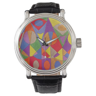 Reloj De Pulsera Acrílico Abstracto 1