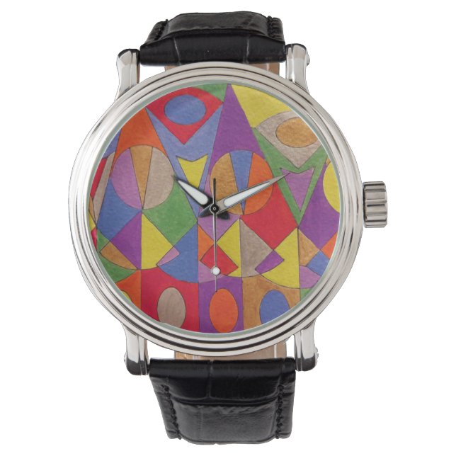 Reloj De Pulsera Acrílico Abstracto 1 (Anverso)