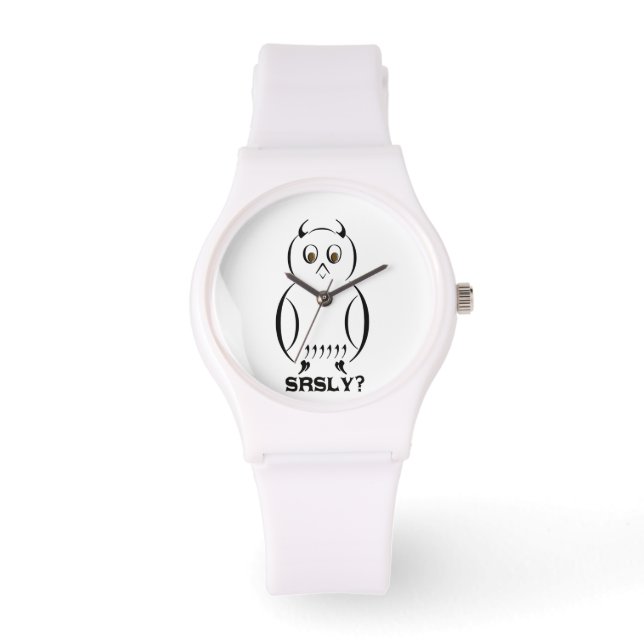 Reloj De Pulsera acsii Srsly Owl (Anverso)