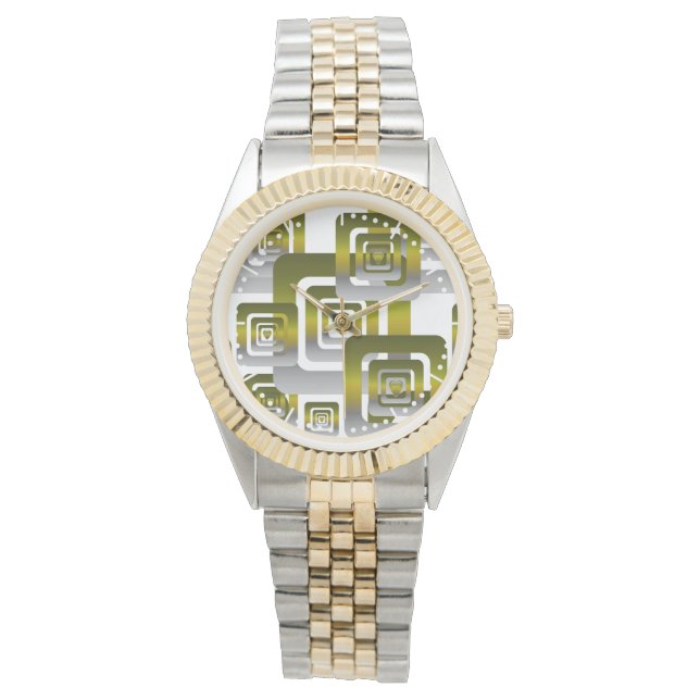 Reloj De Pulsera Activate My Heart Pattern Silver (Anverso)