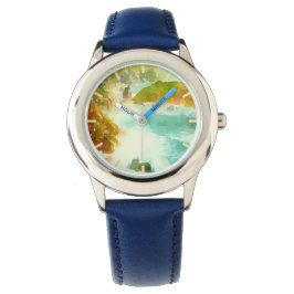 Reloj De Pulsera Acuarela de ondas de choque