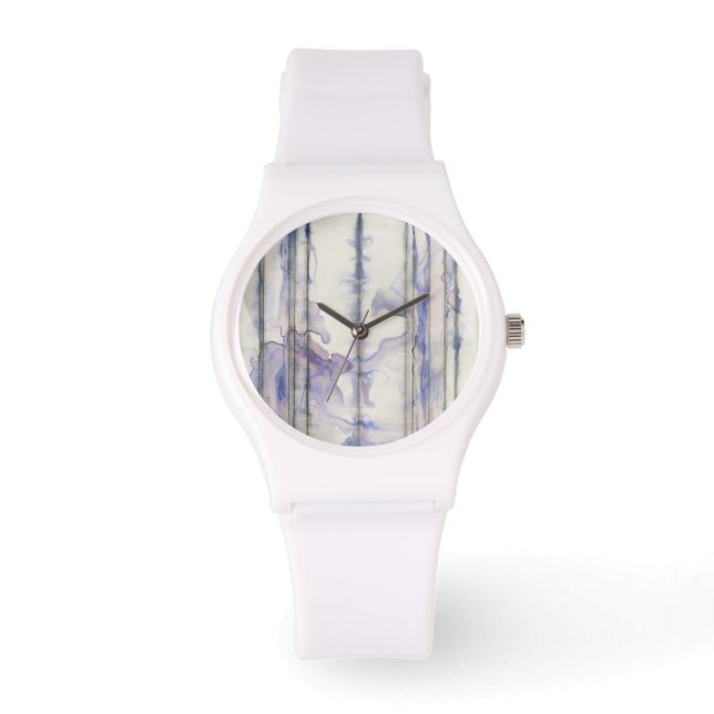 Reloj De Pulsera Acuarela Violet Free Expression (Anverso)