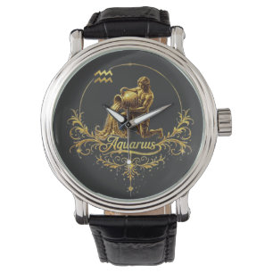 Reloj De Pulsera Acuario Signo zodiacal único, signo estelar