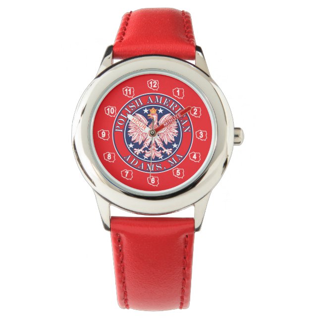 Reloj De Pulsera Adams Massachusetts Polaco (Anverso)