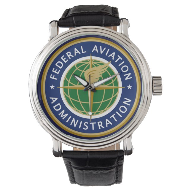 Reloj De Pulsera Administración federal de aviación de la FAA (Anverso)