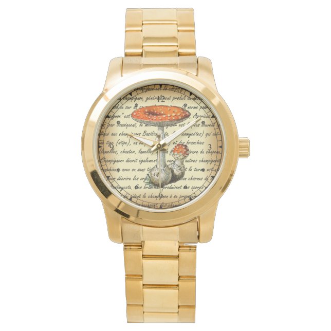 Reloj De Pulsera Adolphe Millot ~ Champignons-pour tous arreglado ~ (Anverso)