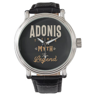 Reloj De Pulsera Adonis Nombre Personalizado - Adonis Funny