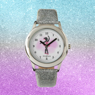 Reloj De Pulsera adorable bailarina añadir nombre