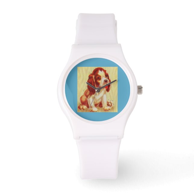 Reloj De Pulsera adorable cachorro beagle (Anverso)