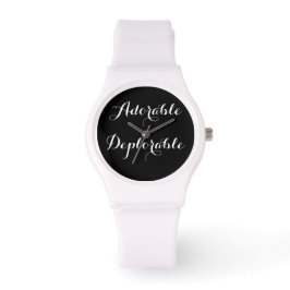 RELOJ DE PULSERA ADORABLE DESPLORABLE PRESIDENTE TRUMP WATCH