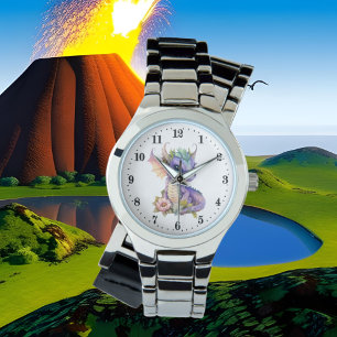 Reloj De Pulsera adorable fantasía de los amantes del dragón