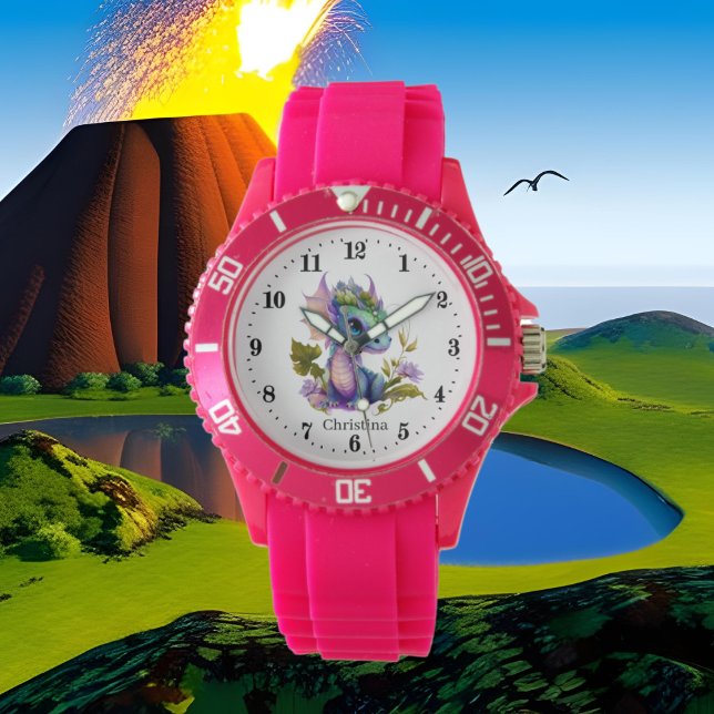 Reloj De Pulsera adorable fantasía de los amantes del dragón (Subido por el creador)