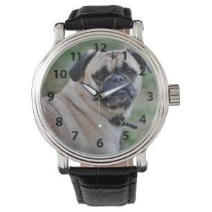 Reloj De Pulsera Adorable Pug Watch
