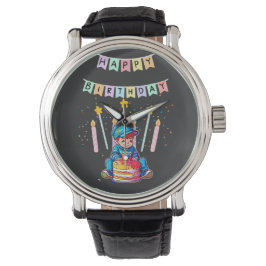 Reloj De Pulsera Adorable Toddler First Birthday Cute Boy