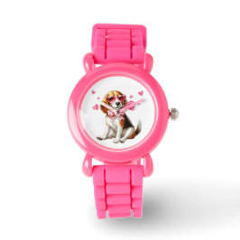 Reloj De Pulsera Adorable vigilancia infantil Beagle