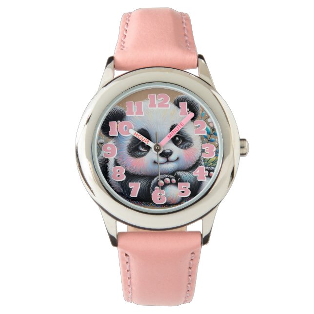 Reloj De Pulsera Adorable Vigilancia Infantil Panda (Anverso)