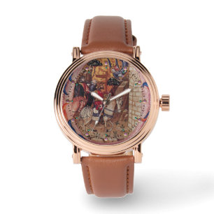 RELOJ DE PULSERA ADORACIÓN DE MAGI Y ARCHANGEL GABRIEL, MINIATURA