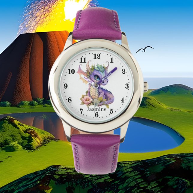 Reloj De Pulsera adoradores lindos de dragón añaden nombre (Subido por el creador)