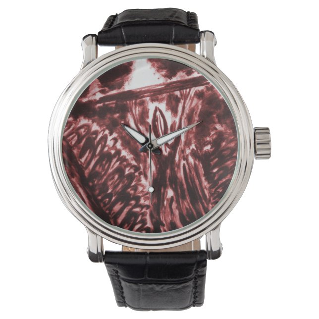 Reloj De Pulsera Advertir sobre el mal (Anverso)