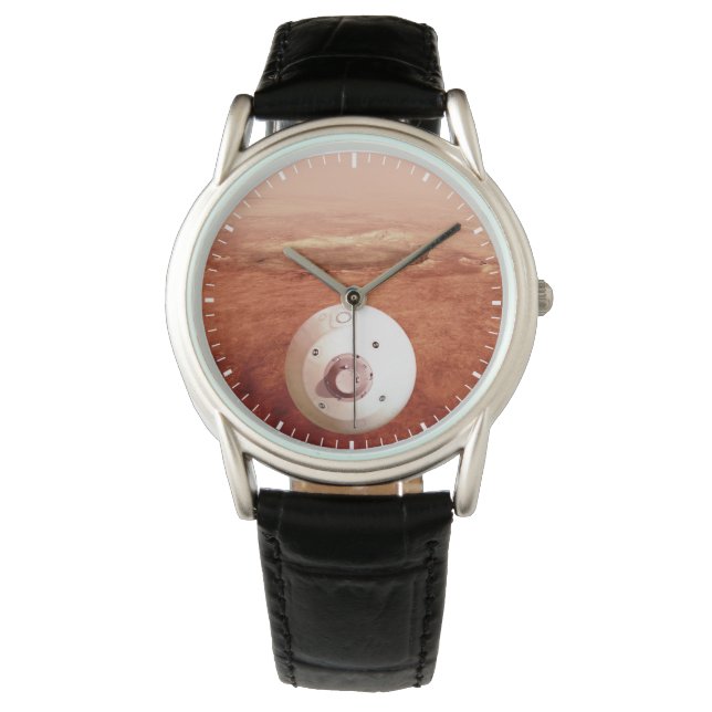 Reloj De Pulsera Aeródromo Con Perseverancia Rover Descent To Mars (Anverso)