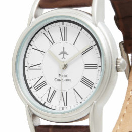 Reloj De Pulsera Aeronaves o piloto de aviones femeninas