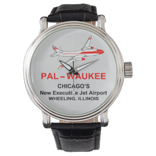 Reloj De Pulsera Aeropuerto de Palwaukee, Wheeling, Illinois