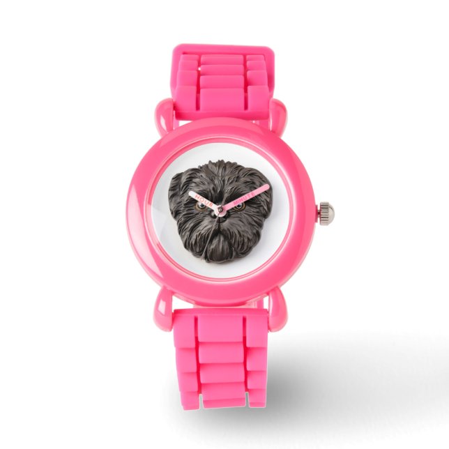 Reloj De Pulsera Affenpinscher 3D Inspirado (Anverso)